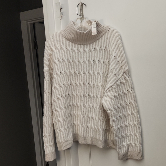 Organic Cotton Jacquard Sweater - Picture 1 of 6